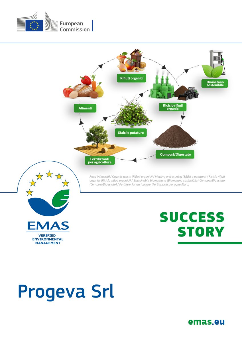🎖EMAS Success Stories: il modello Progeva🌍
Siamo orgogliosi di essere stati selezionati da #EMAS, il sistema volontario dell’Unione Europea per la gestione e la verifica ambientale, come case history di eccellenza a livello europeo🇪🇺➡
green-forum.ec.europa.eu/.../emas-succe…...
