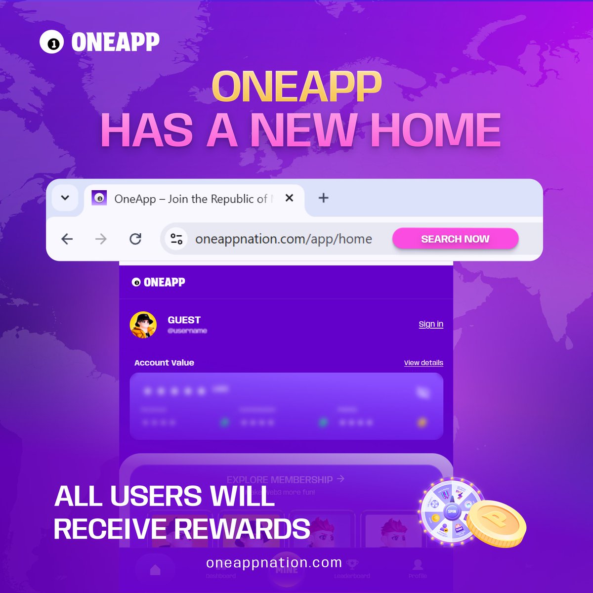 OneApp tweet media