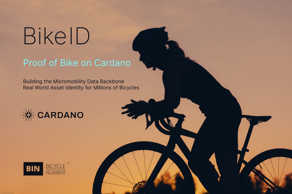 🔥 #BikeID -  polski projekt, który łączy Cardano, IoT i branżę rowerową. Globalny kaliber, polskie wykonanie 🚴‍♂️💥

🇵🇱BikeID to technologia z Polski, która nie tylko goni świat  ona go wyprzedza. To połączenie RFID, NFC, IoT i blockchaina #Cardano, które wjechało w branżę