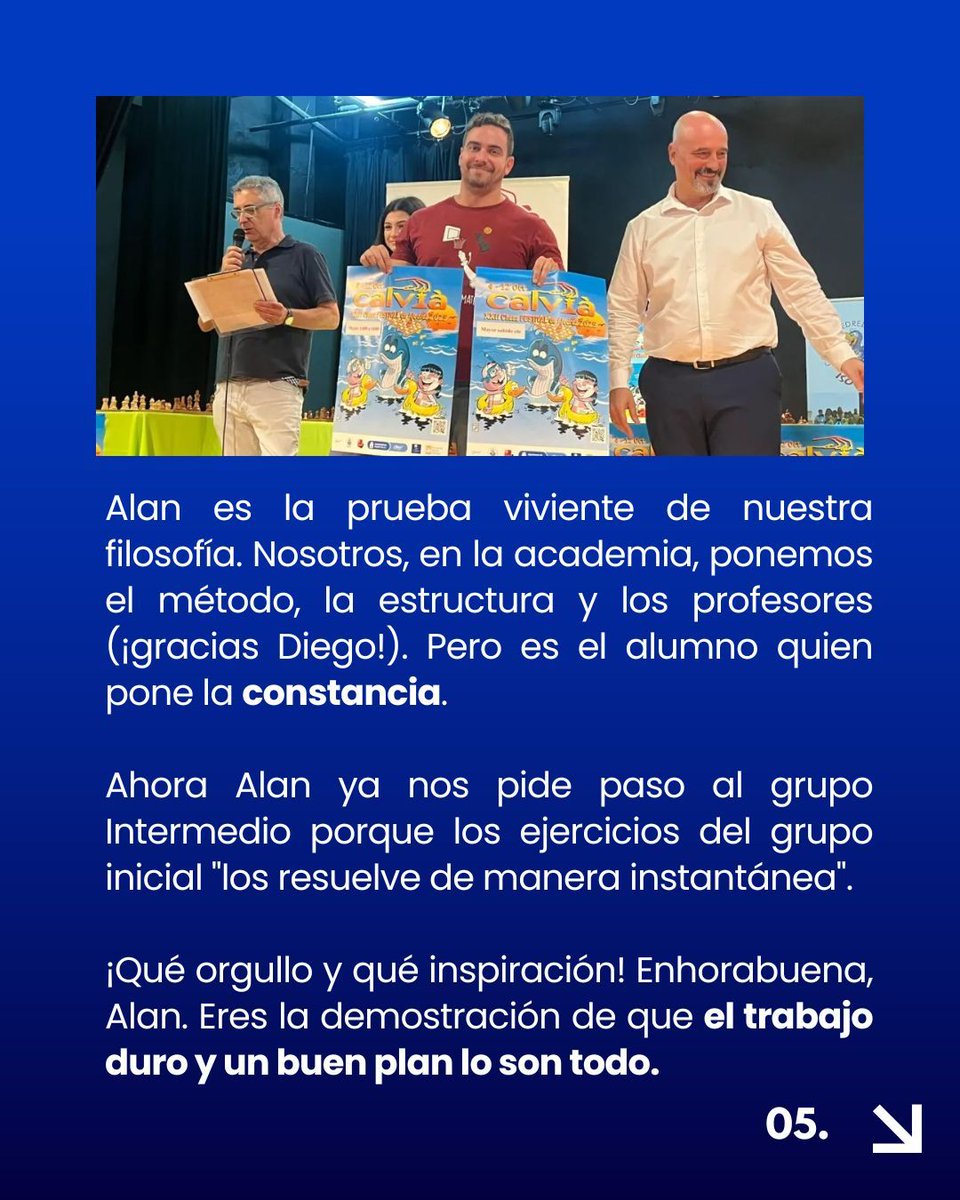 ChessExcelsior's tweet image. parte 2 👀 

Mallorca fue testigo de lo que se logra con constancia, estudio y mucha pasión por el ajedrez. ¡Enorme actuación de nuestro alumno Alan! 🔥♟

#ChessExcelsior #AcademiaAjedrez #Constancia #MotivaciónAjedrez #EntrenamientoDeAjedrez #Inspiración #AjedrezEnAcción