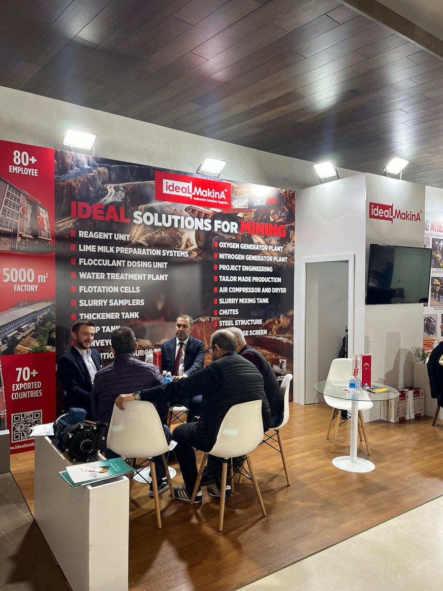idealgrafik's tweet image. Thank you for visiting us at the 29th International Mining Congress and Exhibition of Turkey held in Antalya. We hope you were convinced by the expertise of our team and the quality of our products.

#idealmakina #IMCET #pumps #mining #nitrogengenerator #oxygengenerator #maden