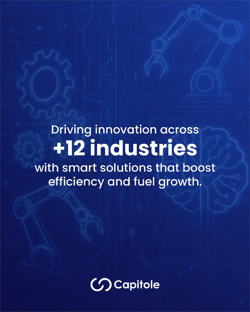 Innovation that transforms every industry
capitole-consulting.com/industries/

At Capitole, we partner with businesses across sectors, delivering smart solutions, advanced strategies, and optimized processes that boost efficiency and drive growth.