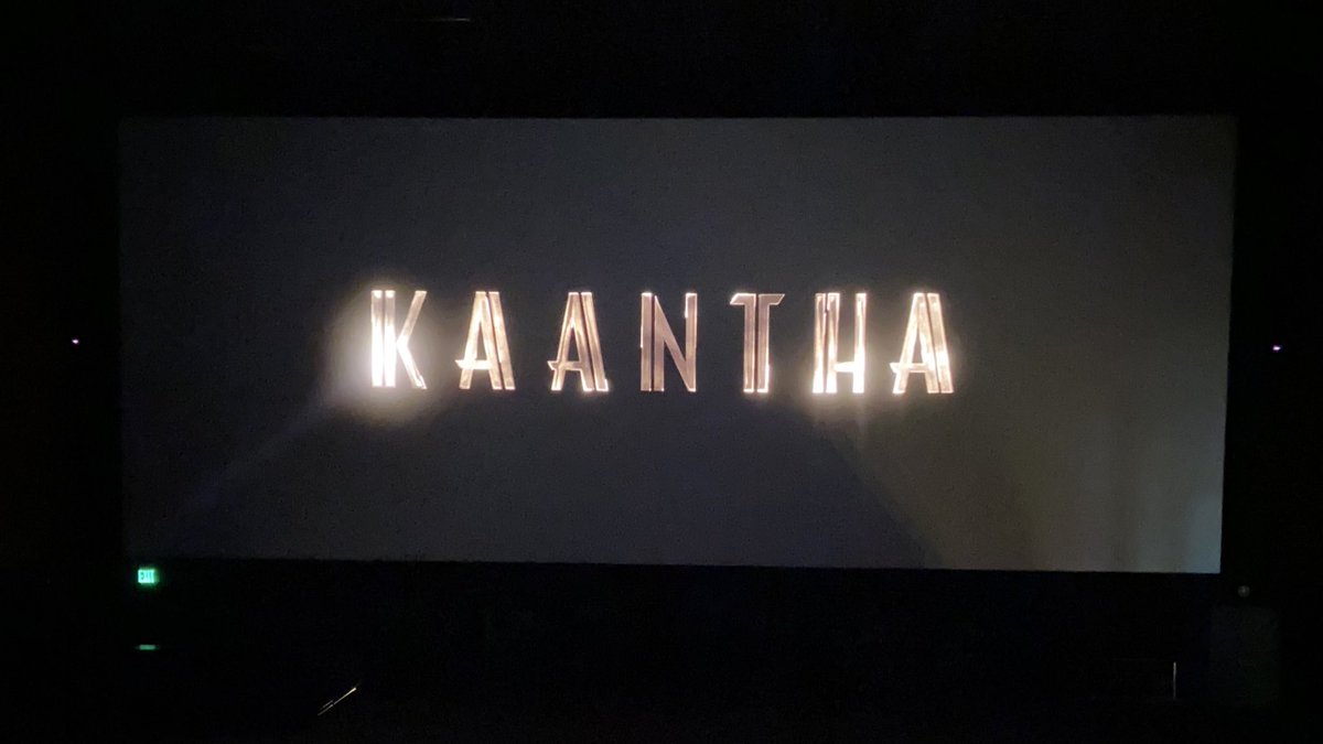 #Kaantha Another attempt to match successful films from Tollywood has failed..So boring and clueless drama🙏 Good performances from <a href="/dulQuer/">Dulquer Salmaan</a> and <a href="/BhagyashriBose/">Bhagyashrii Borse</a> are wasted..Disappointed !!