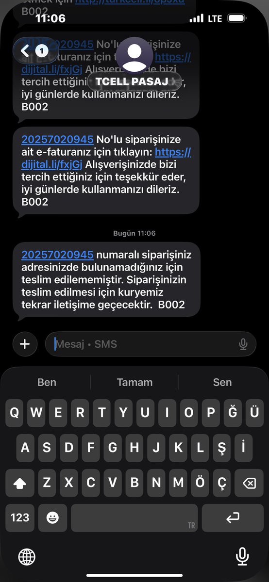 Asumsann's tweet photo. @KolayGelsinTr bu nasıl bir yalan ya müdürünüz kayıp giriyoruz diyor. Siz evde yoktu diyorsunuz? Peki mahkemede siteye gelmediğinizin kamera kayıtlarını görünce ne yapacaksınız?  Nasıl bir dolandırılıcık örneğidir bu? @turkcellpasaj @Turkcell https://t.co/wjNdxJi5wz