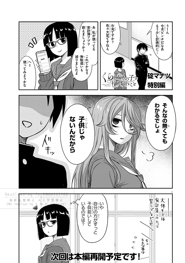 過保護なくらい子【再掲】
#くらいあの子としたいこと