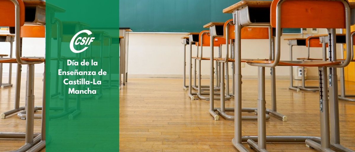 CSIFCLM's tweet image. 📚 La educación en Castilla-La Mancha sigue en desventaja frente al resto del país

En el Día de la Enseñanza, desde CSIF queremos reconocer el trabajo inmenso de todo el profesorado, pero también denunciar una realidad que no puede seguir ignorándose

❗ Peores condiciones…