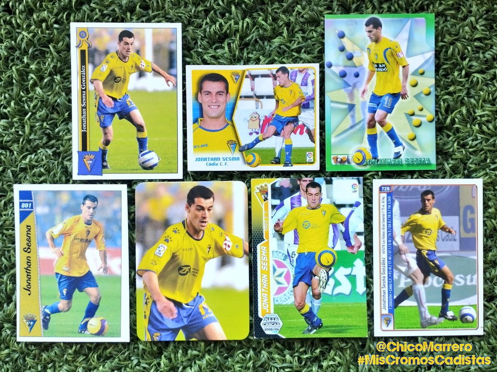 🔝 4 Temporadas,  164 Partidos Oficiales, 42 Goles... 

📉 (2003/04 - 2006/07)

🥳 Hoy es el Cumpleaños de...

¡Jonathan Sesma González!
<a href="/jsesma19/">Jonathan Sesma</a>

💛 ¡Muchas Felicidades, JONATHAN SESMA! 

🕵🏻  Estampas de mi Colección #MisCromosCadistas 💛💙