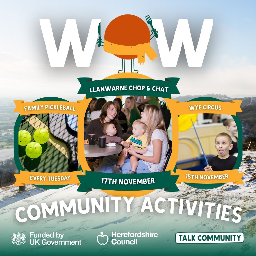 PLEASE SHARE | WOW activities are here, and this time it's for EVERYONE!

All of this winter's FREE events include hot food + drinks and cost of living advice and support.

See what else is on this month: orlo.uk/U32PE