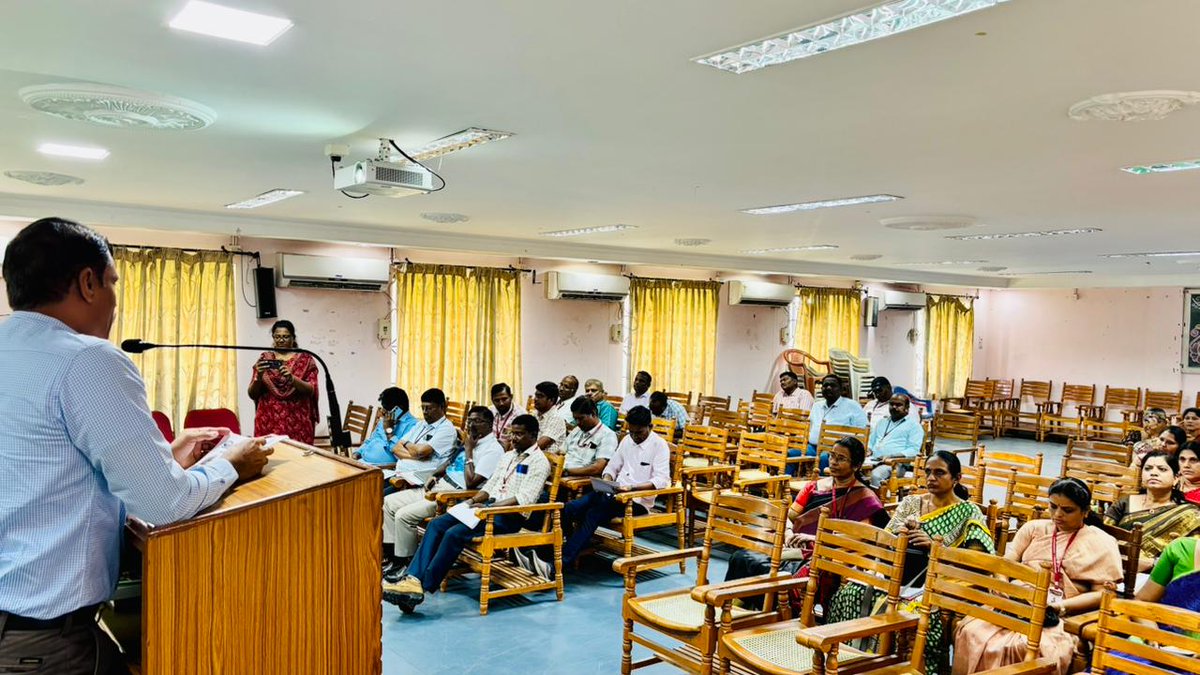 PeriyarVarsity's tweet image. 📊 NIRF 2026 Orientation Held Successfully!
Periyar University conducted an Orientation Programme for Departmental SPOCs on NIRF parameters and data preparation, featuring interactive sessions and focused discussions to strengthen departmental readiness. 🌟
#PeriyarUniversity