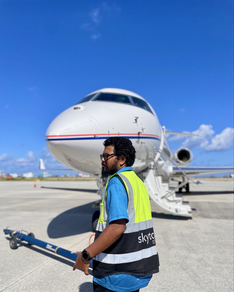 skytoursmv's tweet image. Focused on every detail. 
#bizavworks