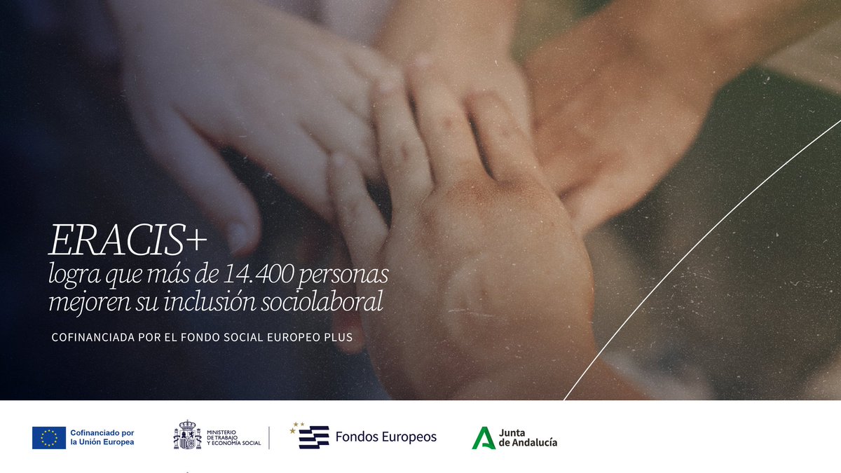 EconoHaciendAND's tweet image. 🤝🏻 ERACIS+, inicitiva cofinanciada por #FSE+ 🇪🇺.

Entidades locales y del tercer sector llegan a 9️⃣6️⃣ zonas menos favorecidas con 2️⃣1️⃣5️⃣ proyectos.

🎯 Su objetivo es alcanzar mejor inclusión sociolaboral: ha conseguido ya que ➕️ de 1️⃣4️⃣.4️⃣0️⃣0️⃣ personas lo hayan logrado 💪🏻.