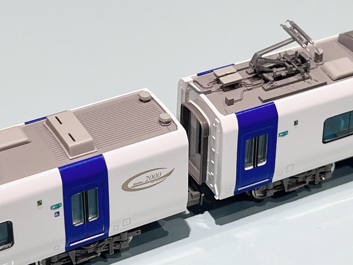 特製完成品売り場に名鉄2000系ミュースカイ2001編成4両編成をご用意