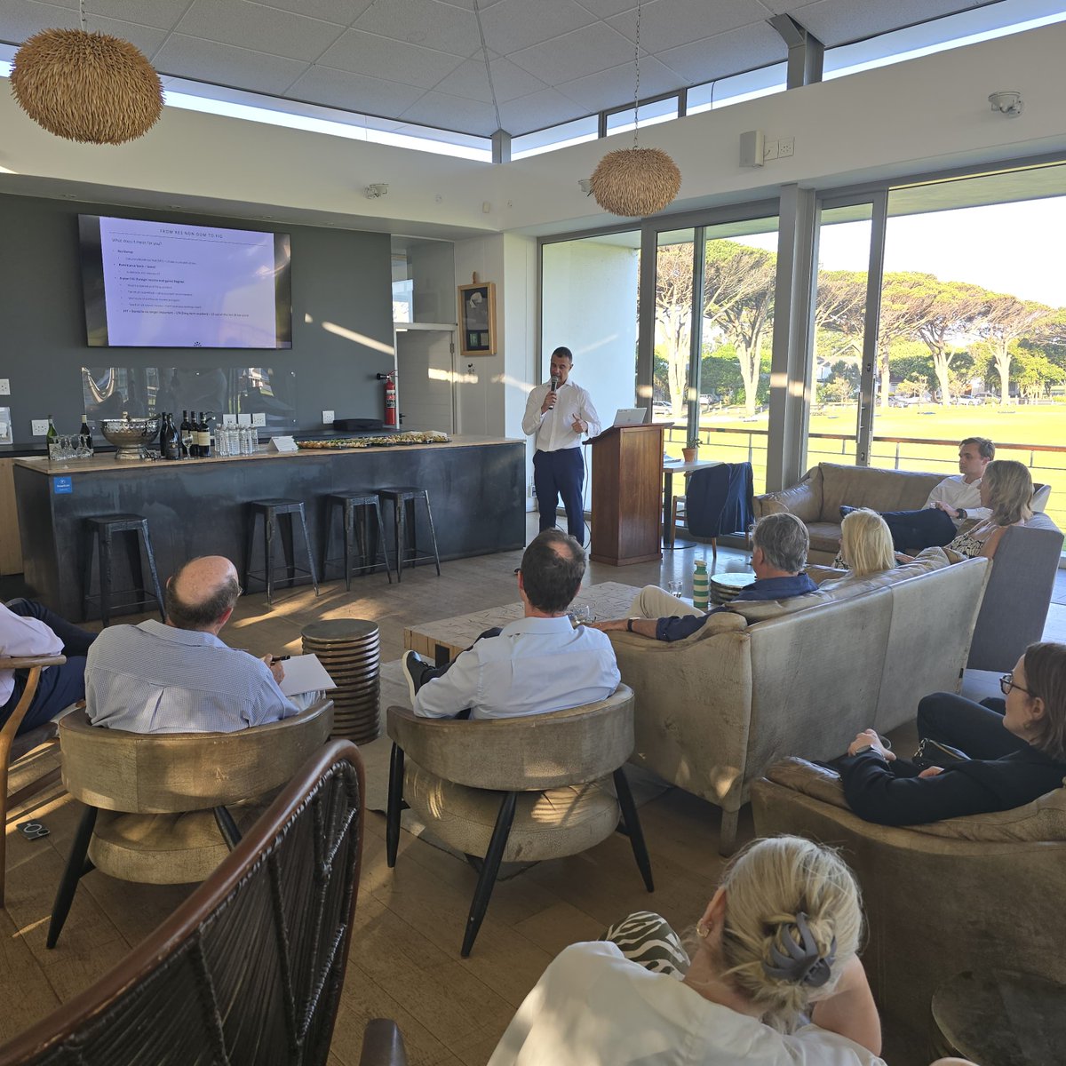 SF_FamilyOffice's tweet image. Last night, Richard Minnaar, Director and Client Relationship Manager, and Rupert Clarey, Director in our Legal &amp;amp; Tax Advisory team, teamed up with the Bishops Old Diocesans (OD) Union to host a talk at The Mitre in Cape Town. 

#southafrica #insights #impact