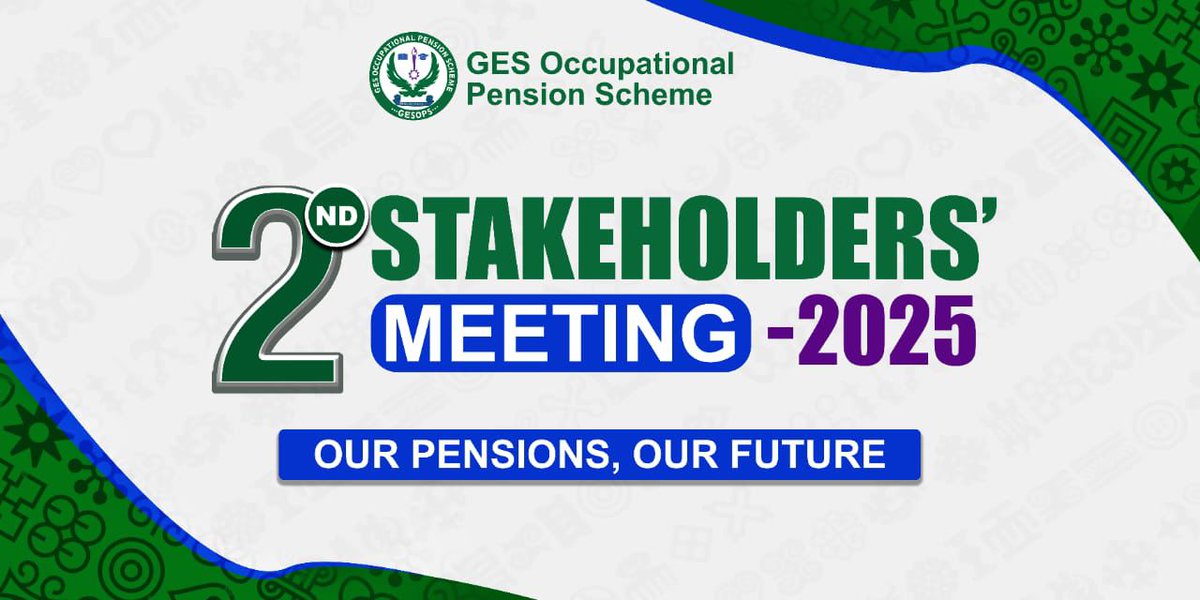 We are live! Kindly click on any of the links below to partake in the GESOPS 2nd Annual Stakeholders' Meeting

Facebook
web.facebook.com/share/17YpWbRE…

Youtube
youtube.com/live/44tlK3CsV…

Zoom
us02web.zoom.us/j/89937619198