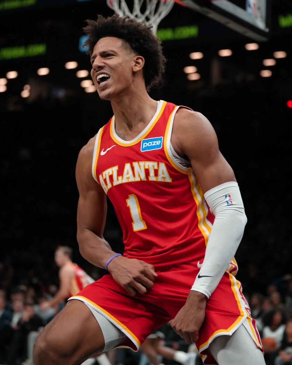 JALEN JOHNSON CETTE NUIT :

🔥 31 PTS (career-high)
🔥 18 REB (career-high)
🔥 14 AST (career-high)
🔥 7 STL (career-high)

Premier joueur sur un match avec 30+ PTS, 15+ REB, 10+ AST, et 7+ STL depuis 1973-74!