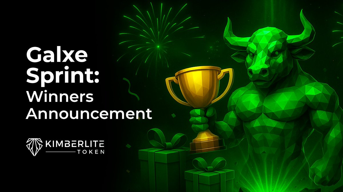 KimberliteToken's tweet photo. 💎 Galxe Sprint: check the winners!

Our community sprint has officially ended: 30 lucky participants who completed all the tasks shared a $1,200 prize pool! 🏆

Check if your name is on the winners list and claim your reward on the sprint page:
👉 https://t.co/az9RGk6sLb 

Thank you to everyone who joined, your support fuels the next chapter of KimberLite’s journey! 🚀