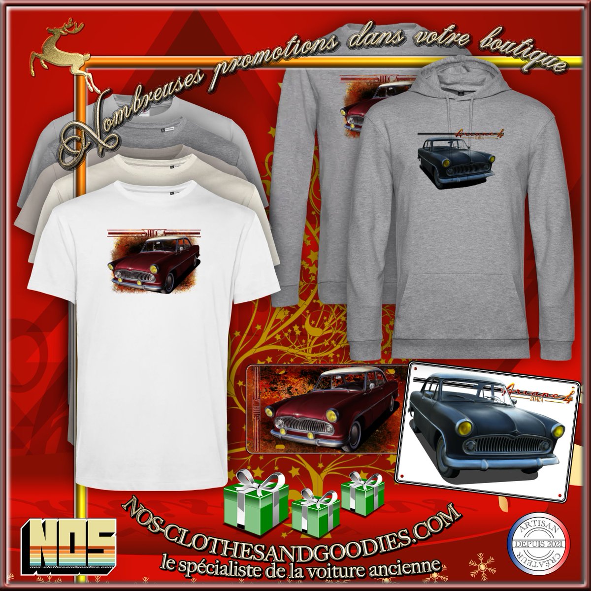 JOnoscetg's tweet image. 🌟 L'Élégance de la Simca Ariane 4 🌟
N.O.S. New Old School
🎁 -10% dés le 2ème article pour sweat, tee shirt et plaque déco
🛒➡️notre boutique : nos-clothesandgoodies.com
🇫🇷Artisan créateur français depuis 2021🇫🇷

#simca #simcaariane #ariane4 #voitureancienne #nosclothesandgoodies