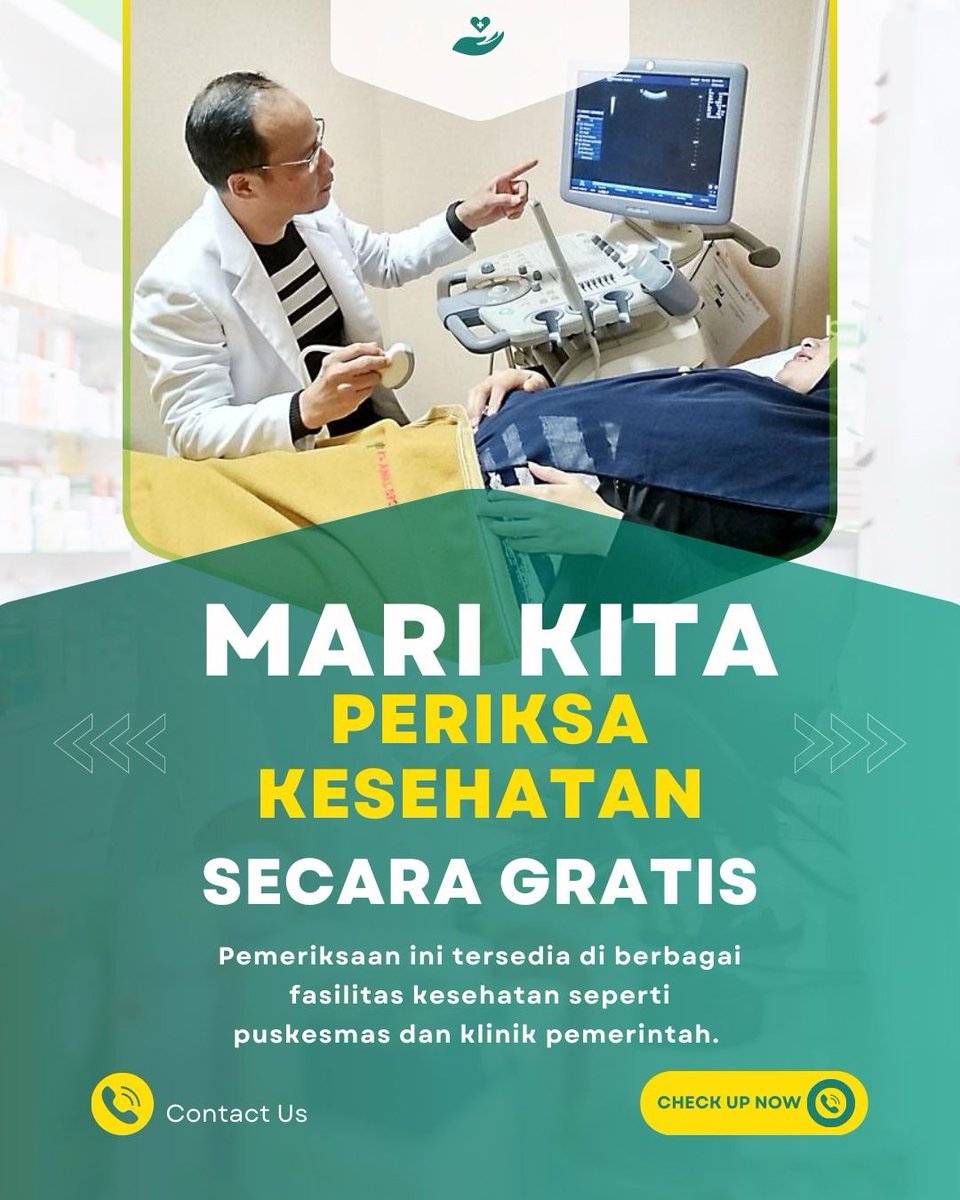 Rinamagicom's tweet image. Dukung program Cek Kesehatan Gratis untuk masyarakat Indonesia

#ProgramPresiden
#cekkesehatangratis
#ProgramKesehatan