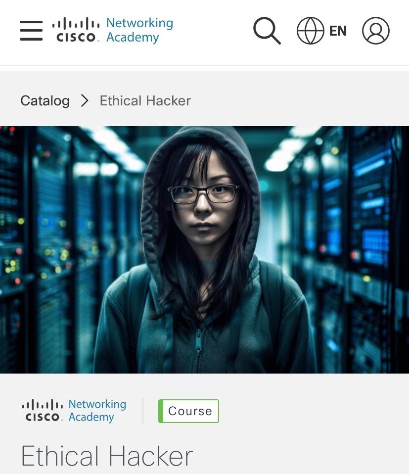 wh1t3h4ts's tweet image. Cisco is offering a free ethical hacking course.