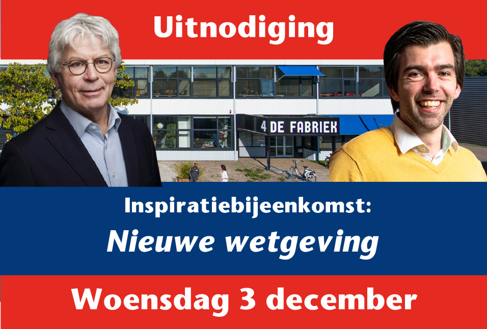#Inspiratiebijeenkomst - nieuwe wetgeving op wo 3 december

Met <a href="/CroneFerd/">ferd crone</a> en <a href="/SimonVisbeek/">Simon Visbeek</a> 

👉Meld je aan: forms.gle/BQHztj2Aui9agy…
ℹ️Meer info: fossylfrij.frl/agenda/inspira…