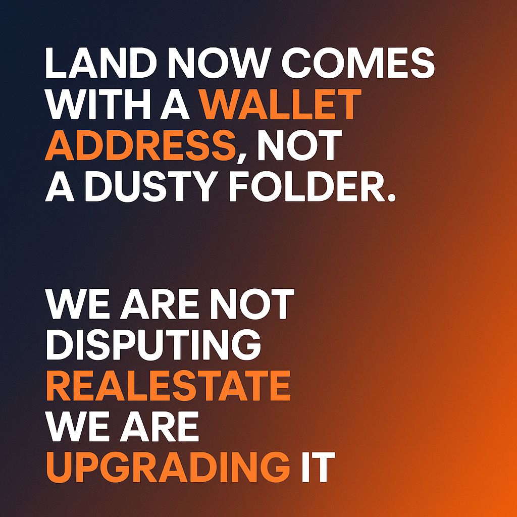 Real estate is evolving and ChainCart is leading the shift.  

We're not here to argue with tradition, we're here to upgrade it.  
 No dusty folders.  

 Just secure wallet addresses and digital ownership.  
Welcome to the next era of land ownership.  
<a href="/burnt_xion/">XION</a> <a href="/u2u_xyz/">U2U Network</a> #web3