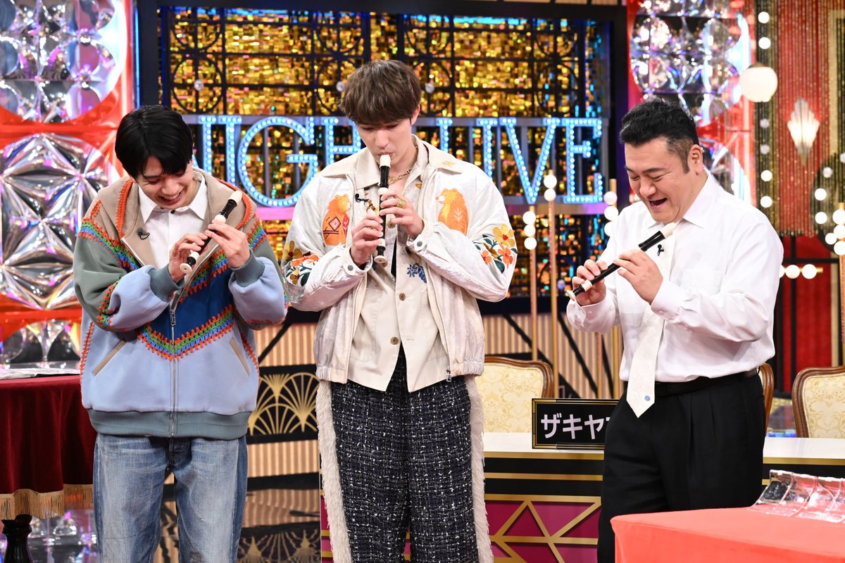 GoldenSixTONES's tweet image. ⋱#GOスト チラ見せ💎⋰

リコーダー練習中🎶

リコーダーの穴（親指）に
BB弾は通る？通らない？
結果は11/16(日)よる9時からの
#GoldenSixTONES で！📺