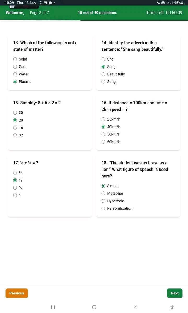 bkaykabeer's tweet image. CDCFIB Exam Questions – 13/11/2025
Here are some of the questions that came out in today’s exam —  
If you’re yet to write, take note and practice

Real questions from 13th November 2025 CDCFIB CBT exam.

Drop in the comments if you want another previous Question. 

Best of luck.
