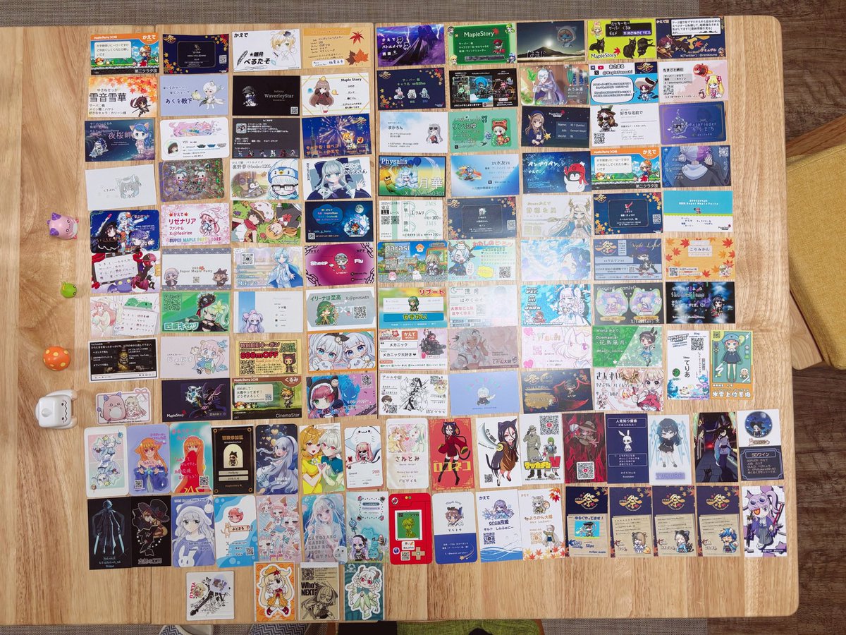 tabachapaai's tweet image. オフイベ、２日間名刺交換してくださってありがとうございました！（今更まとめた）