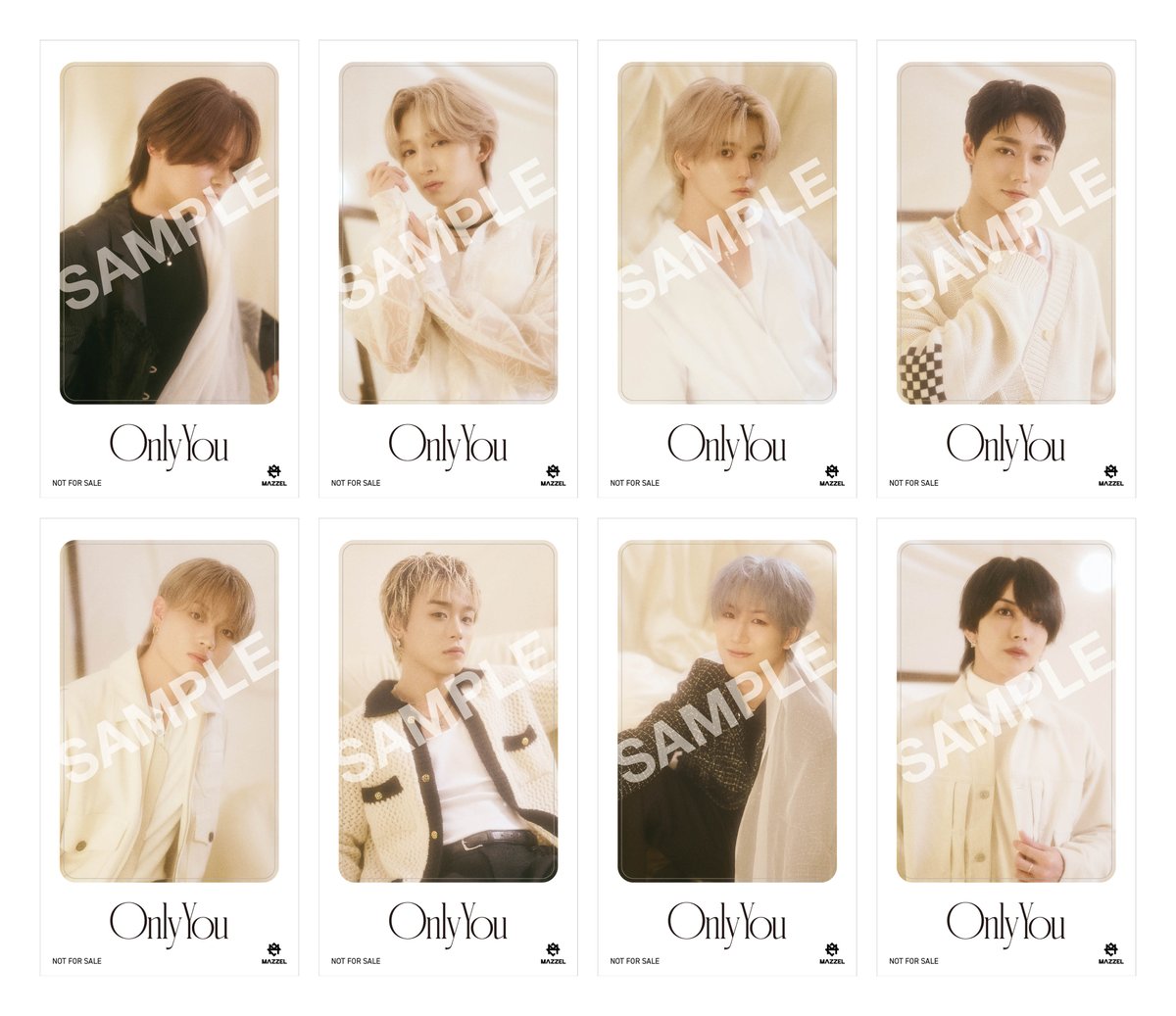 MAZZEL 11.26 On Sale 4th Single 「Only You」 ○購入特典：絵柄一覧