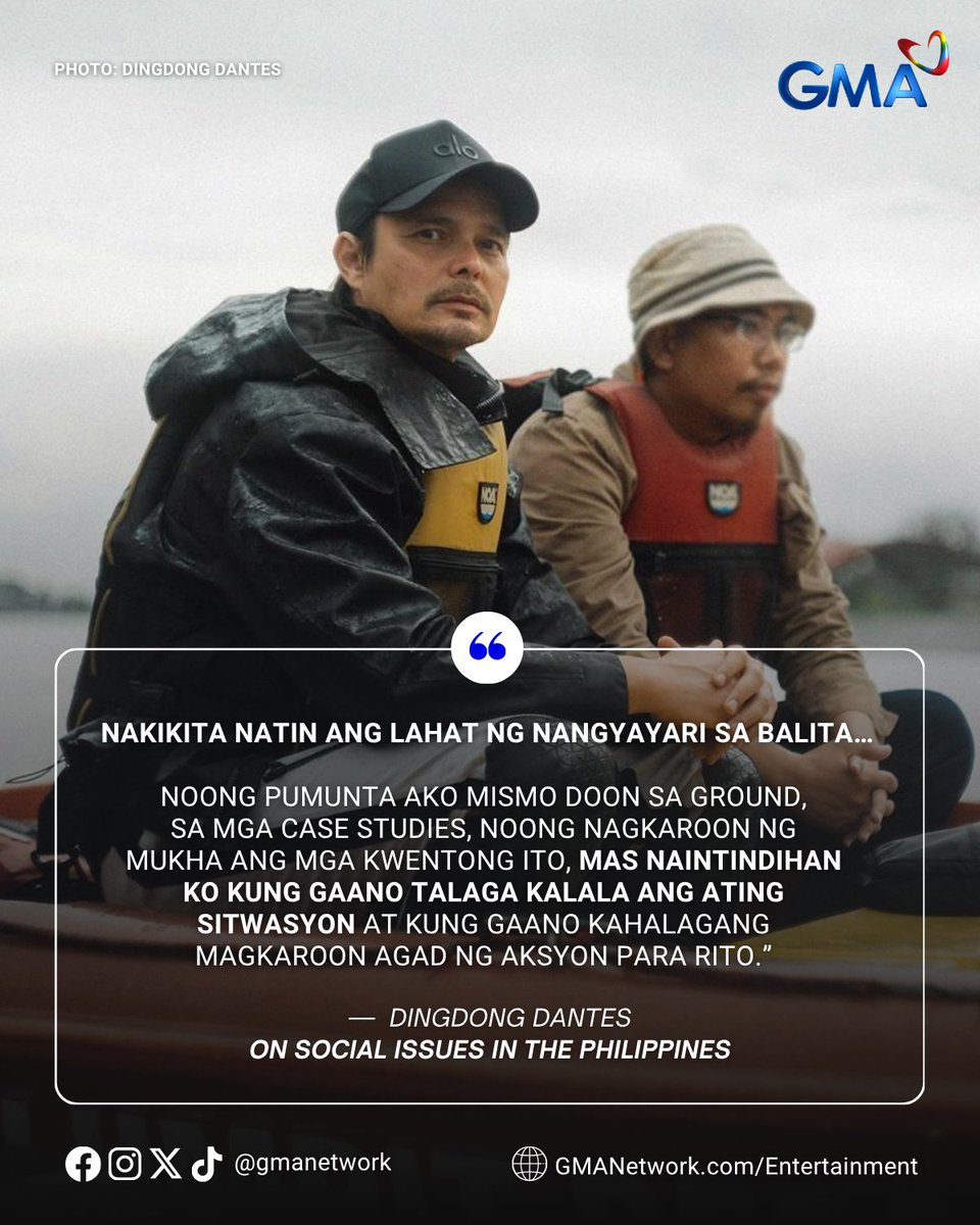 gmanetwork's tweet image. Laban lang, Pilipinas. ✊🇵🇭 

&quot;Broken Roads, Broken Promises&quot; is a powerful journey across the Philippines, exposing how corruption erodes not only infrastructure but also trust, dignity, and hope. Airing this Saturday, November 15, at 9:30 p.m. on GMA.

#KapusoTalks…