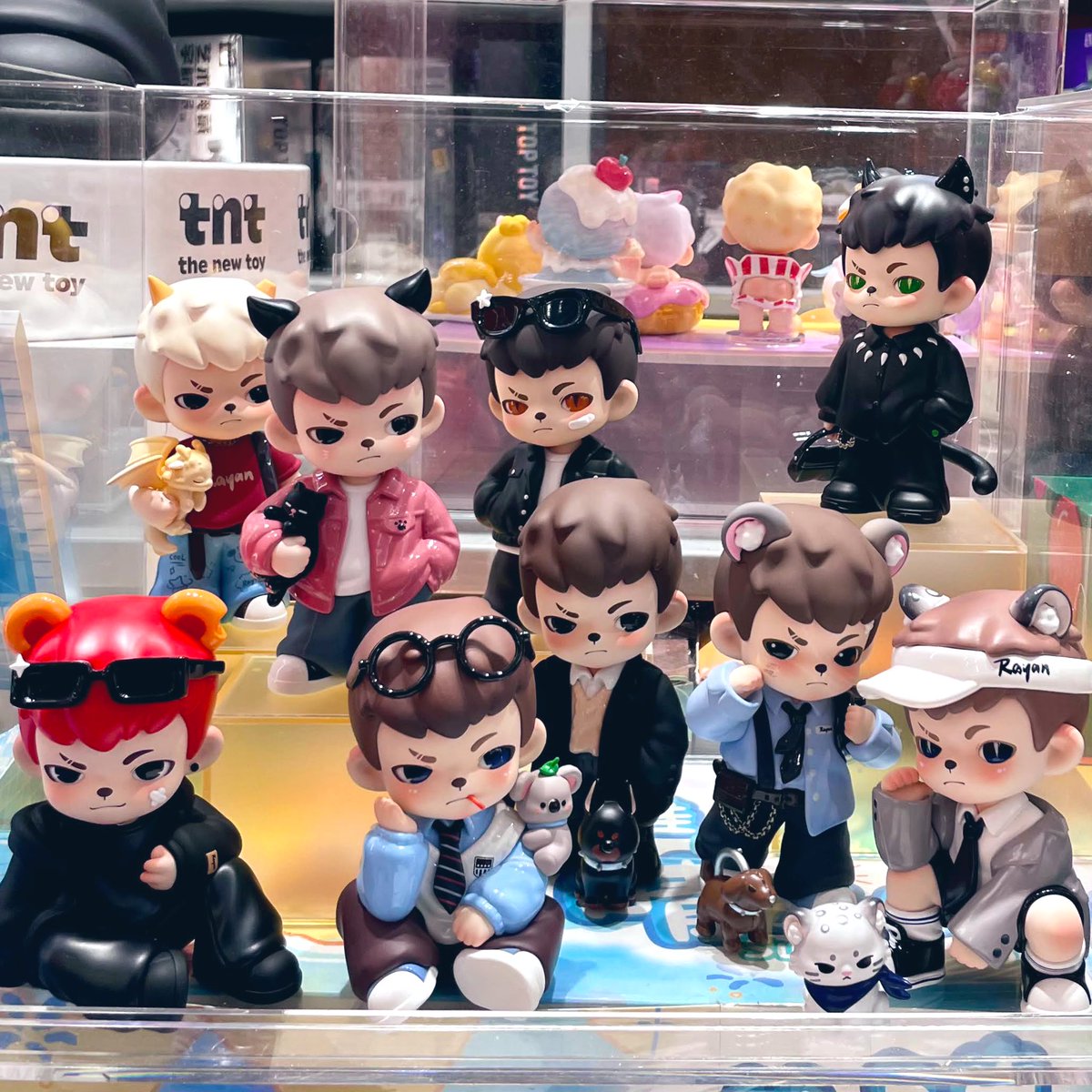 rayan tnt toptoy フィギュア　セット RAYAN Time Rift Series Figures Blind Box TNT Space