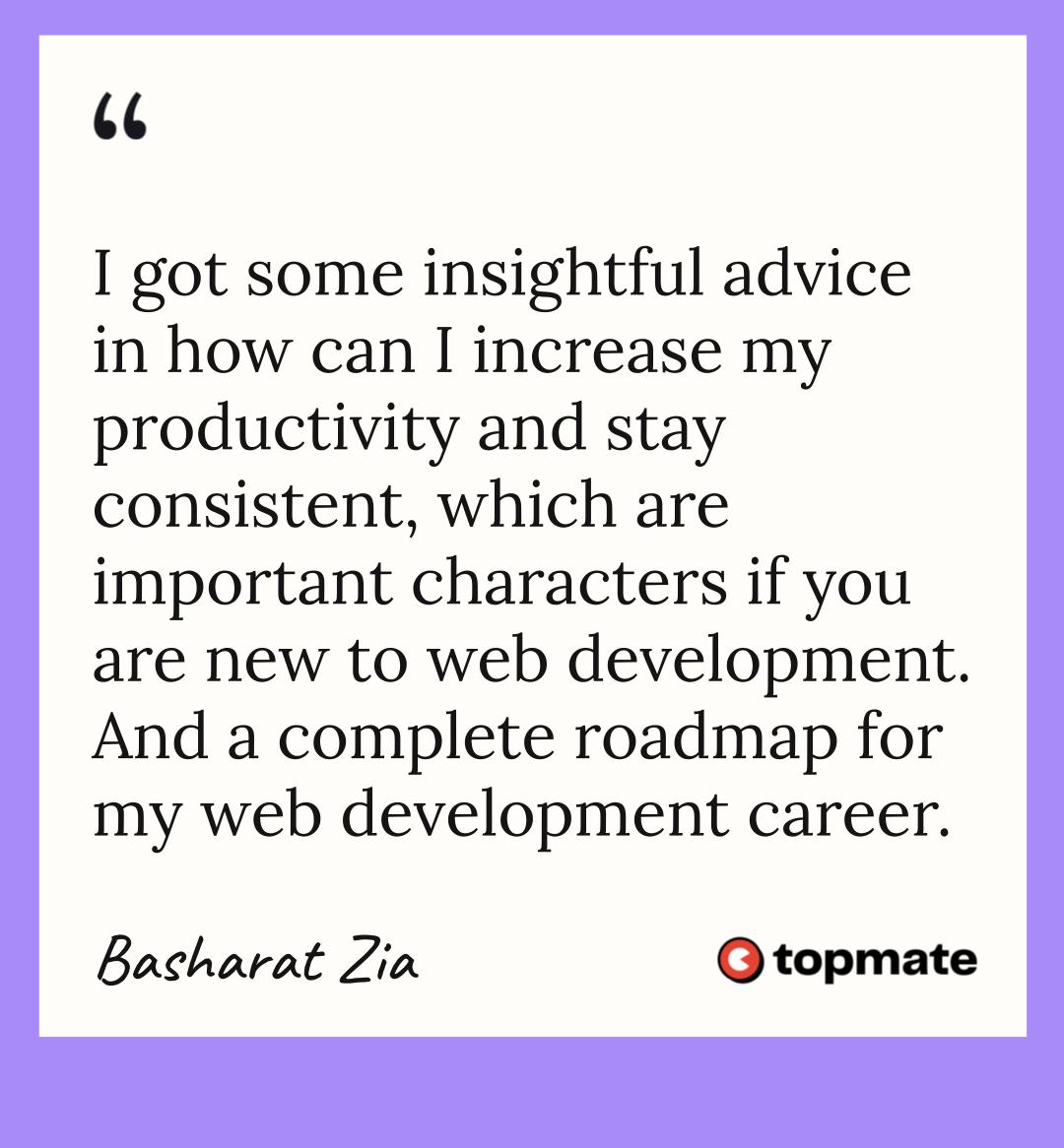 codewith_ahsan's tweet image. It was awesome discussing with Basharat Zia

Thanks for the testimonial!

topmate.click/5eky5