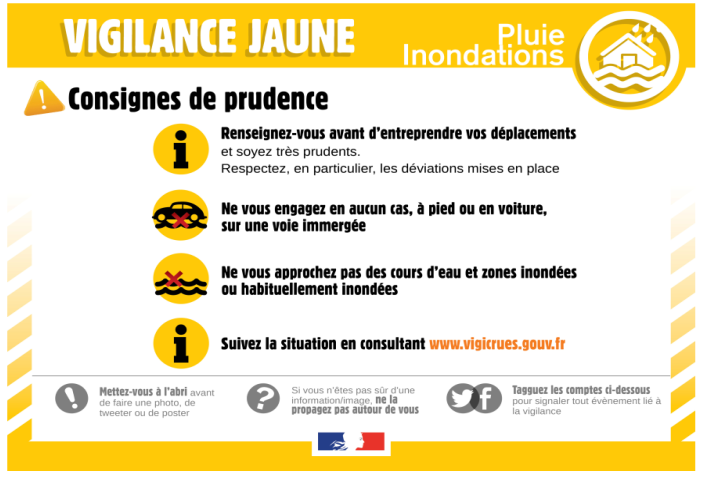 cezocsud's tweet image. Communiqué CRZ Sud -  Alerte météo à surveiller pluie inondation départements pour les départements  06 - 30 - 48 et 83.