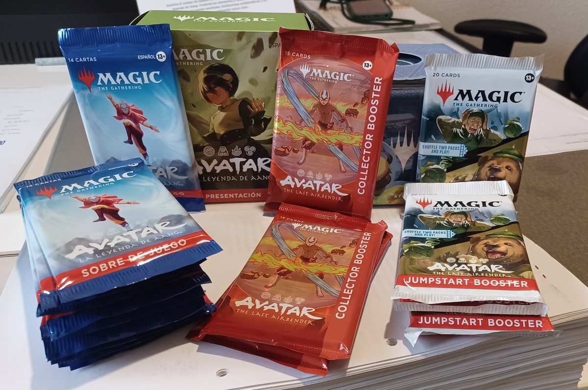 AGUA, TIERRA, FUEGO, AIRE... MAGIC

Gracias <a href="/wizards_magicES/">Magic: the Gathering - Español</a> y <a href="/GatherersTavern/">Gatherers’ Tavern 🔜 GAMA</a> por permitir aproximarnos a Avatar: la leyenda de Aang en su versión cartoniana #ad #MTGxATLA