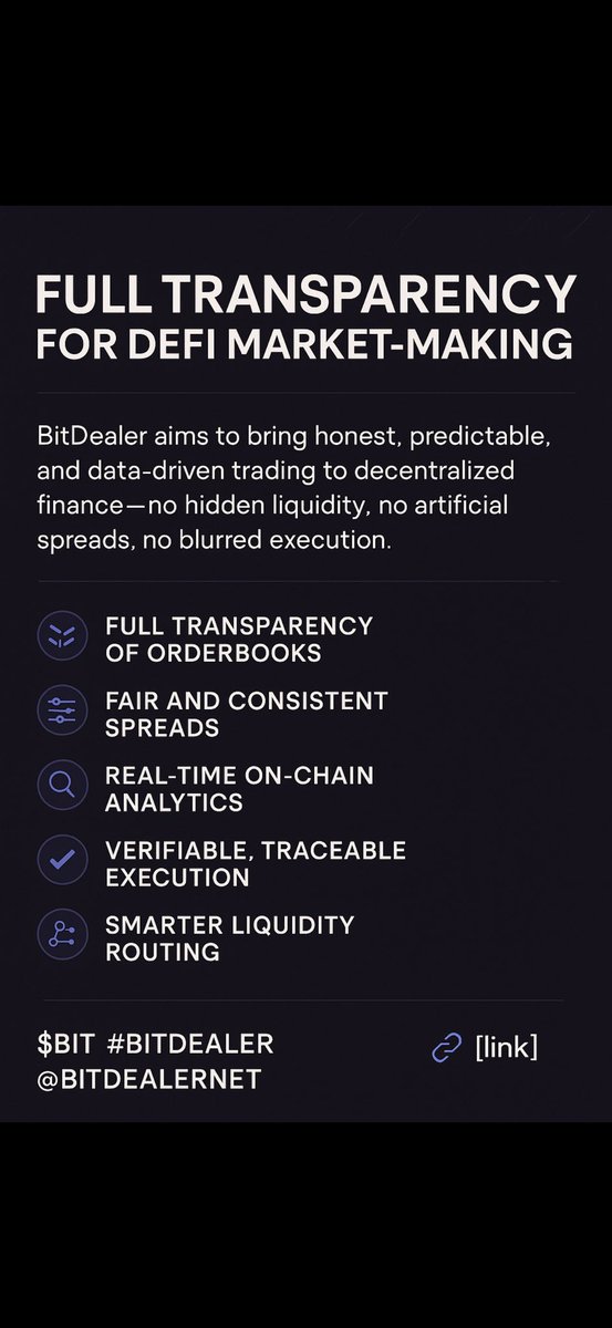 Just published a new deep-dive on CGPT Pad, exploring how BitDealer continues to strengthen its position as one of the most advanced transparency-focused projects in the DeFi market-making space.

DeFi has grown quickly, but many of its core structures still feel incomplete.