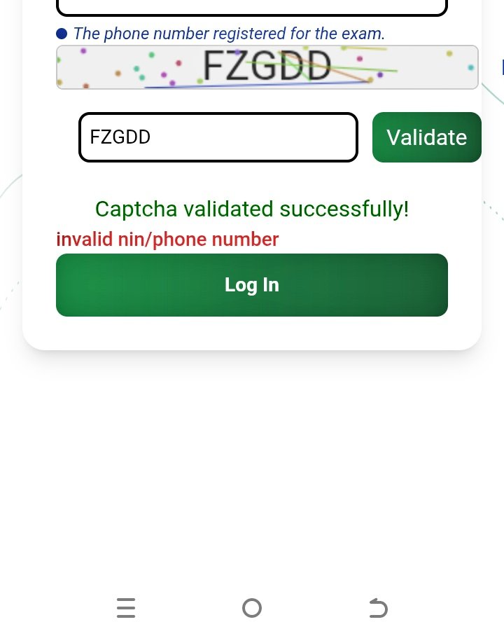 talent_isacc's tweet photo. Today is my exam and I’ve been trying to log in to the portal, but both my NIN and phone number keep showing ‘invalid logging details.
What do I do please https://t.co/hHpVGt4V06