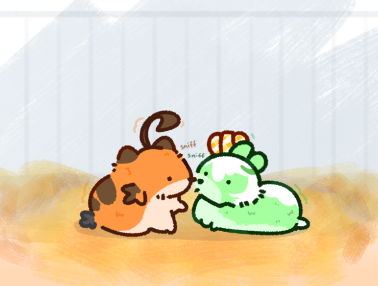 Rinuweii's tweet photo. 🐹🐹 https://t.co/Cz6yY7IHcS