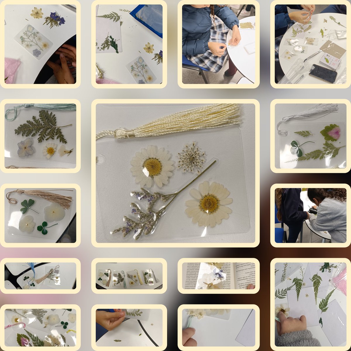 ✨ En el taller de marcapáginas con flores secas, nuestro grupo de #Secundaria descubrió que sí, la plastificadora también puede ser magia. 🌼📚
Entre risas, creatividad y algún pétalo rebelde, creamos recuerdos que durarán más que la batería del móvil. 💛 #FSE #Kumpania