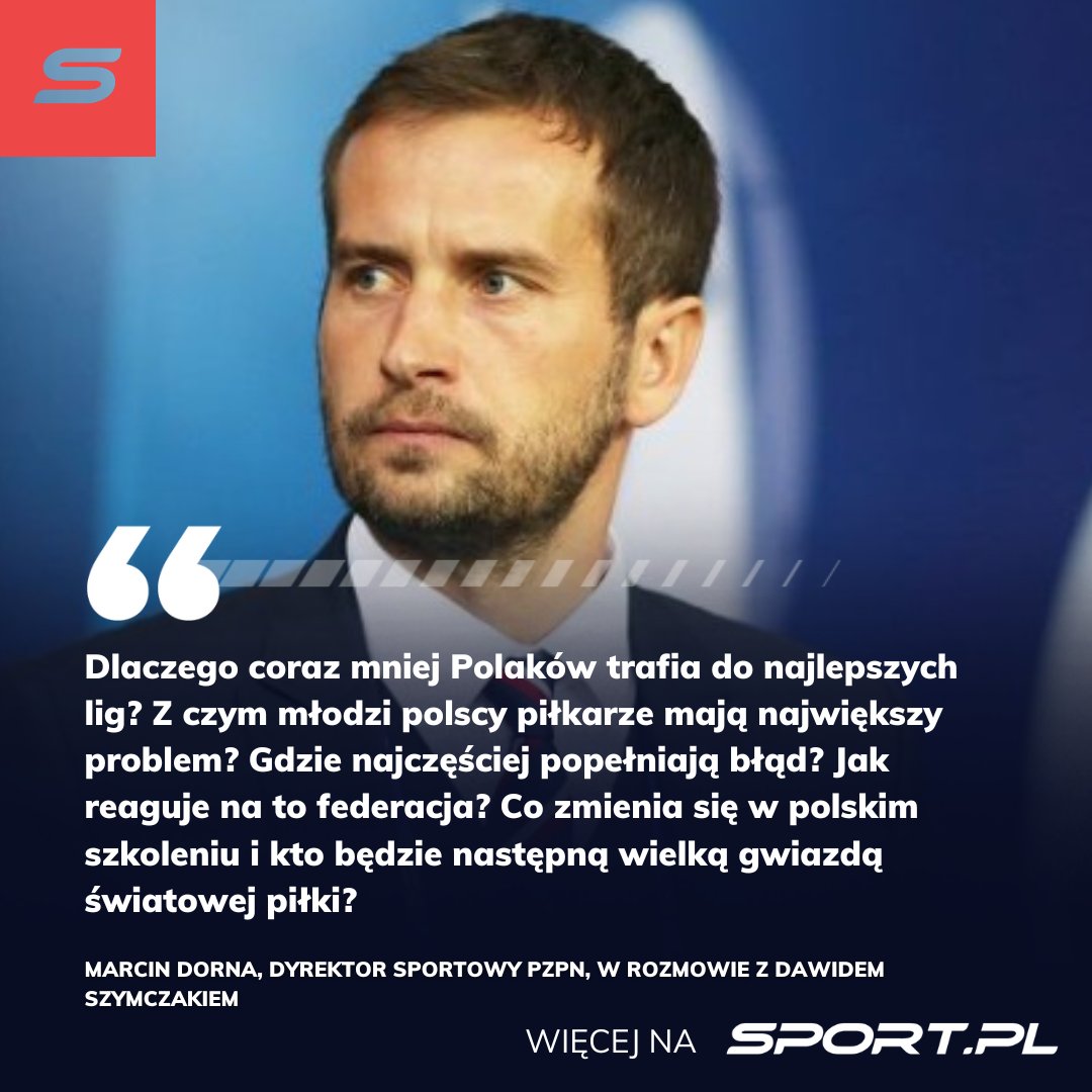 sportpl's tweet image. Ten wywiad powstał z obawy o przyszłość polskiej piłki. Dyrektor PZPN w ogniu pytań @davidszymczak: