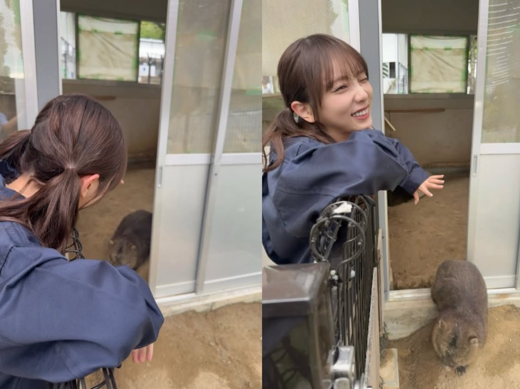 与田ちゃんめっちゃ楽しそう☺️ 推しが推しを嬉しそうに撮ってるの