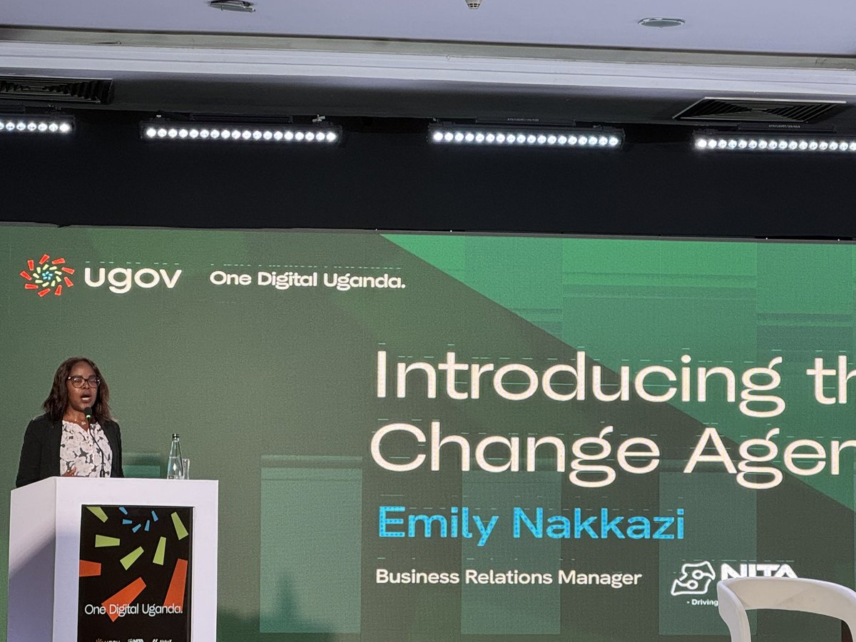 ArthurKmo's tweet photo. “This drive is going to be bilateral.
The best way to deal with duplication is by sitting on one table.
The change agents will be ambassadors for the digital transformation.”
- Emily Nakkazi #Ugov #eServices #NITAU https://t.co/Kxm6uq21co
