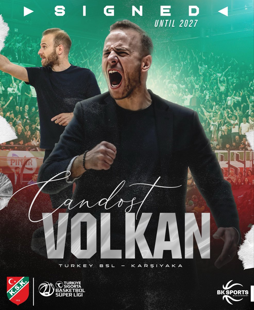 🤝 We are pleased to announce that our Coach Candost Volkan signed a deal with 🇹🇷 Turkey BSL team Karsiyaka Basketbol until the end of 2026/27 season!

<a href="/KSKBasket/">Karşıyaka Basketbol</a>