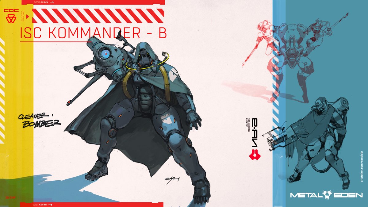 METAL EDEN /////// ENEMIES  @artstationhq artstation.com/artwork/oJGwAw