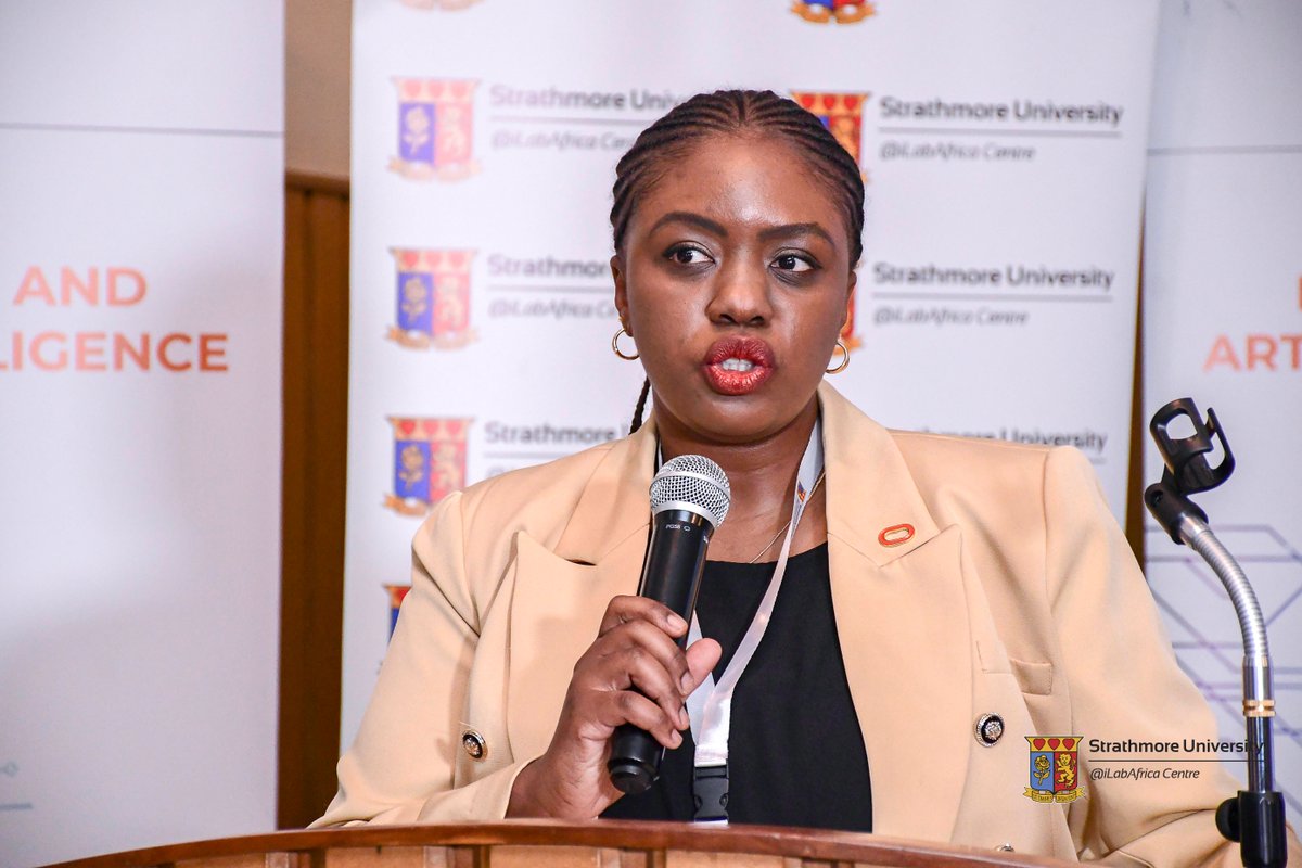 iLabAfrica's tweet image. Winnie Jumba calls for energy-efficient AI, fewer lines of code and greener data centers.
&quot;AI cannot protect the future if it damages the planet today.&quot;

#GDSAI2025 #GreenTech #SustainableAI