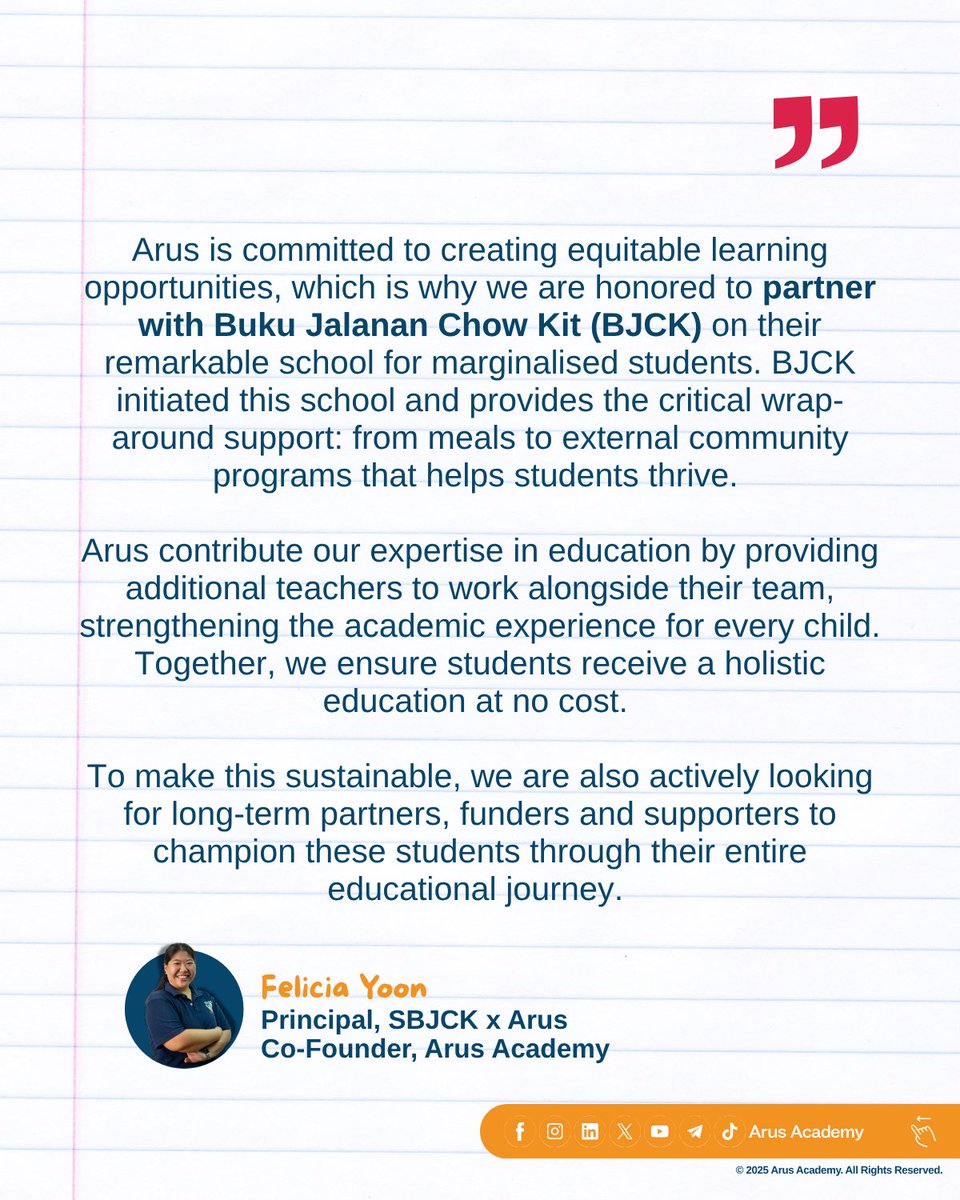 Arus Academy tweet media