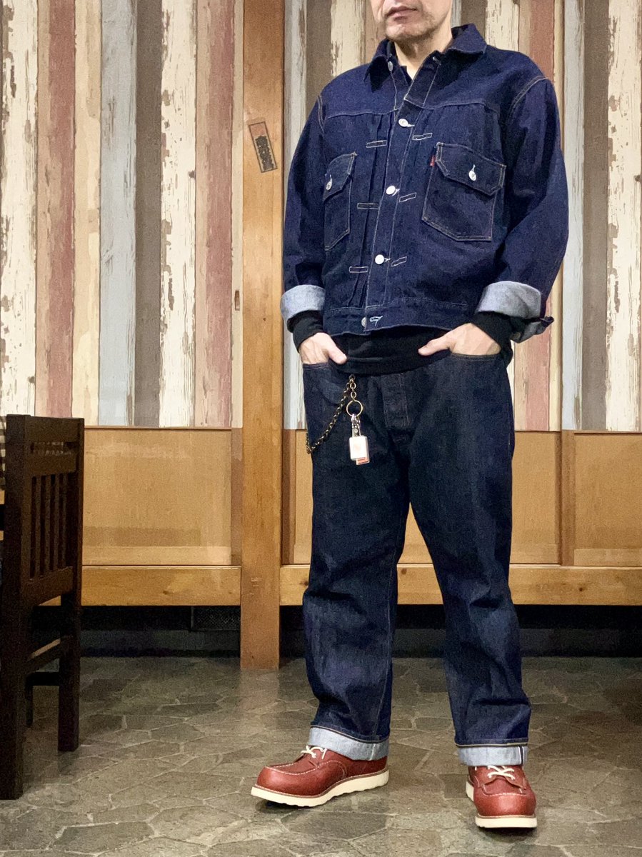 リーバイスレッド新品未使用❗️タグ付き❗️ Gジャン　デニムパンツセットアップ２点‼️ ☆ジョーカー第二章☆ リーバイス様のセットアップ 70507XX 44 47501XX