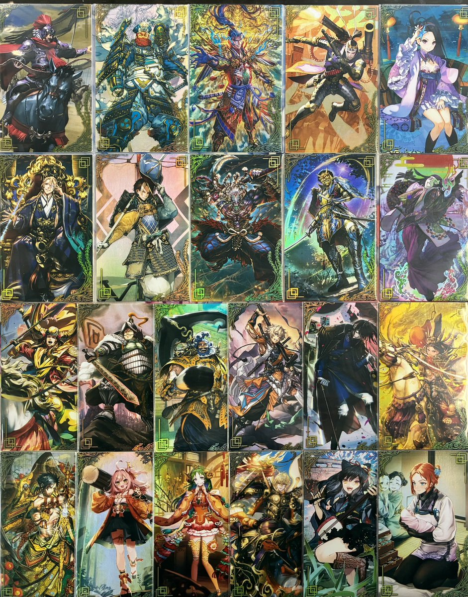 英傑大戦】 絆カードたくさん入荷しましたー🔥 一気に66種追加！これで