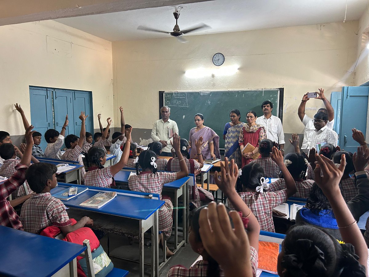 “Education builds a child’s future, and children build a nation’s future.”
On this Children’s Day at Nizampet ZPHS, Medchal Malkajgiri District.

<a href="/TelanganaCMO/">Telangana CMO</a> <a href="/revanth_anumula/">Revanth Reddy</a>
<a href="/edu_commissonTG/">Telangana Education Commission</a>