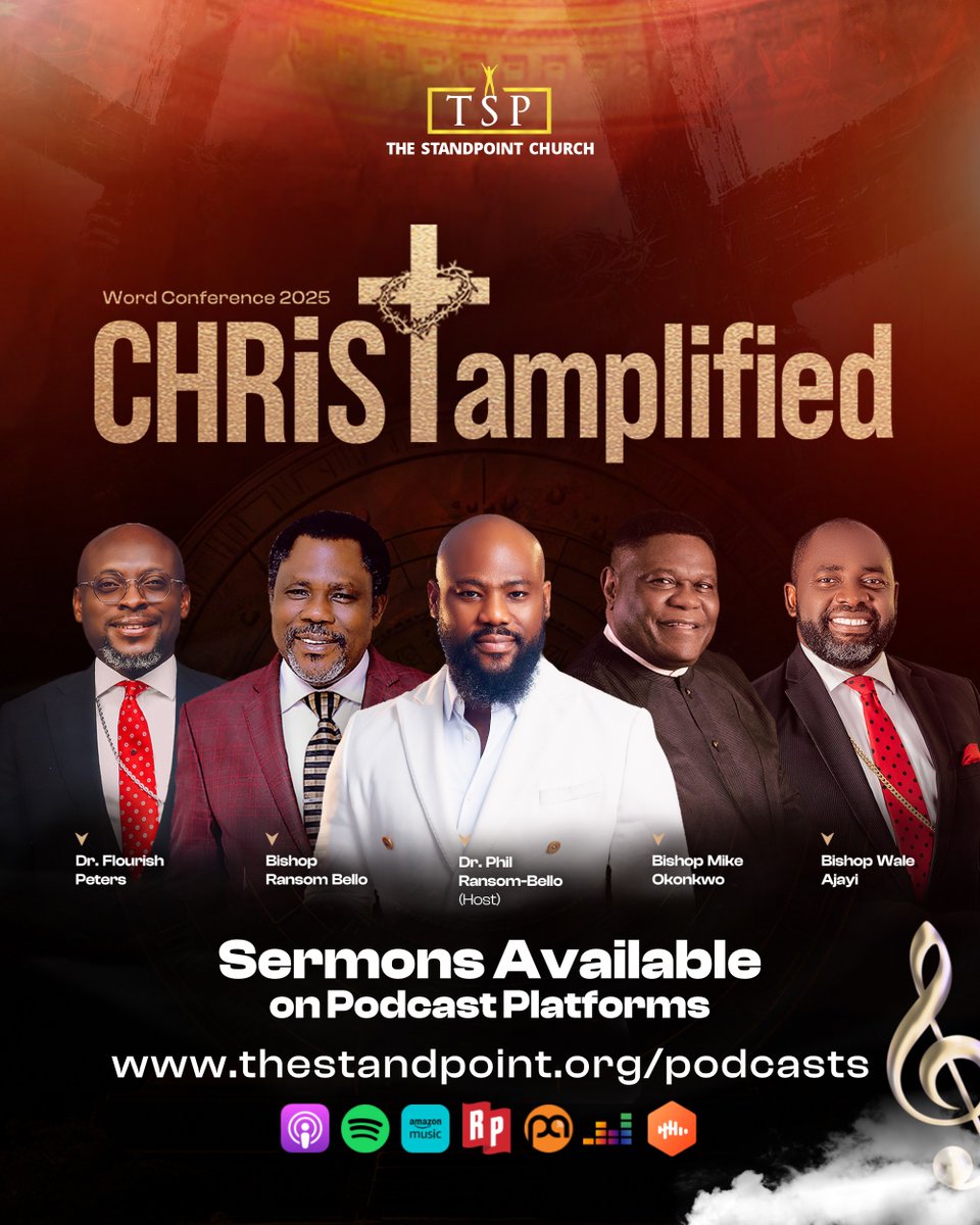 All Sermons from the Christ Amplified Word Conference are available on Podcast Platforms.
Visit: thestandpoint.org/podcasts to Listen again and again.
#CHRiSTamplified