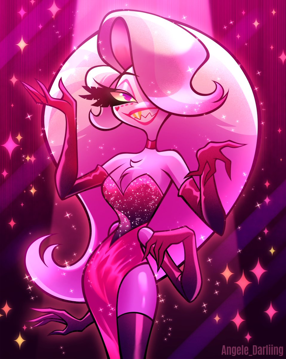 I love him in drag!💞
#HazbinHotel #HazbinHotelFanart #HazbinHotelAngelDust